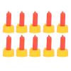 10-Piece Lamb Milk-Feeding Nipples for Orphaned Baby Animals, Red view 1