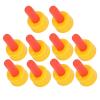 10-Piece Lamb Milk-Feeding Nipples for Orphaned Baby Animals, Red view 3