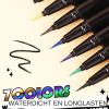 7-Piece Colorful Glitter Eyeliner Pen Set view 3