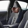 WHLXQ Ergonomic Headrest and Lumbar Support Cushions for Jeep Grand Cherokee, Wrangler, Renegade, Brown Headrest view 1