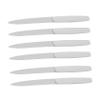 6 Stainless Steel Fingernail Files, Silver, Precise view 1