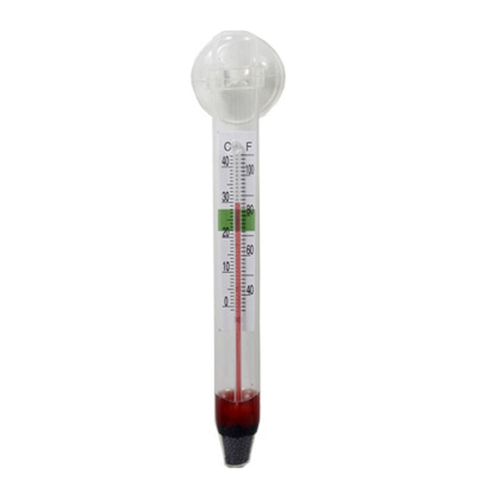 Glass Fish Thermometer 0-40°C for Marine Aquariums