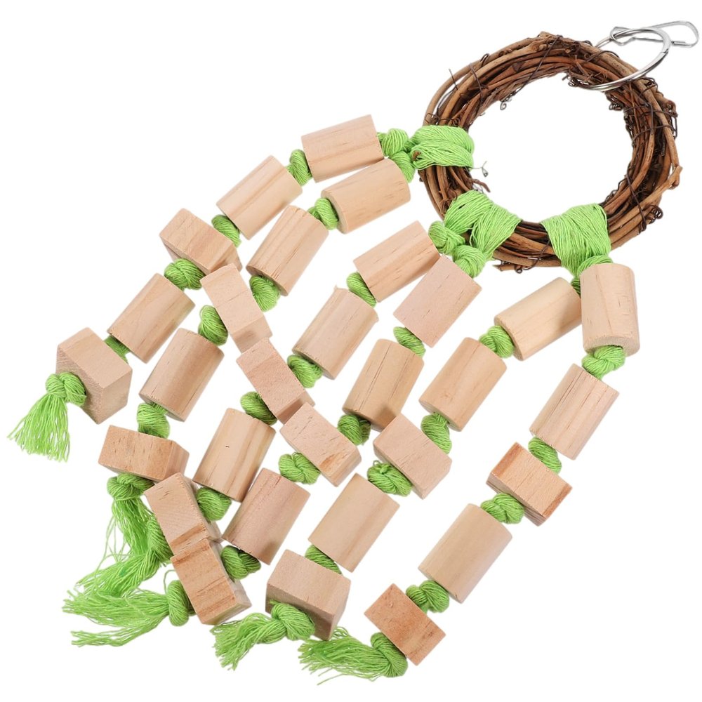 HAPINARY Parrot Wooden Chew Toy