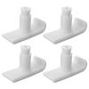 FRCOLOR 4-Piece Professional Walker Glides for Seniors, Replacement Parts for Stability on Any Surface view 1
