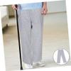Washable Long Cotton Patient Pants for Adults, L view 3