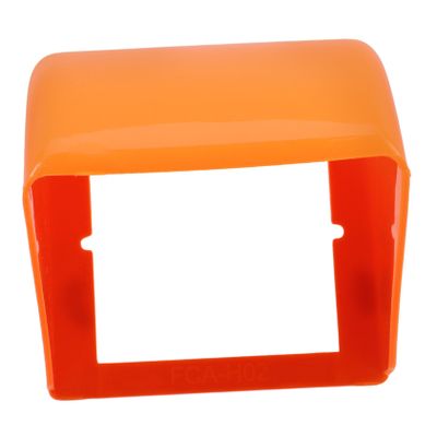 Rain-Resistant Outdoor Outlet Cover, Orange, ABS