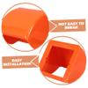 Rain-Resistant Outdoor Outlet Cover, Orange, ABS view 2