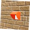 Rain-Resistant Outdoor Outlet Cover, Orange, ABS view 4