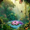 Solar Birdbath Fountain Pump, Hanging Birdbath with Solar Pump for Hummingbirds view 2