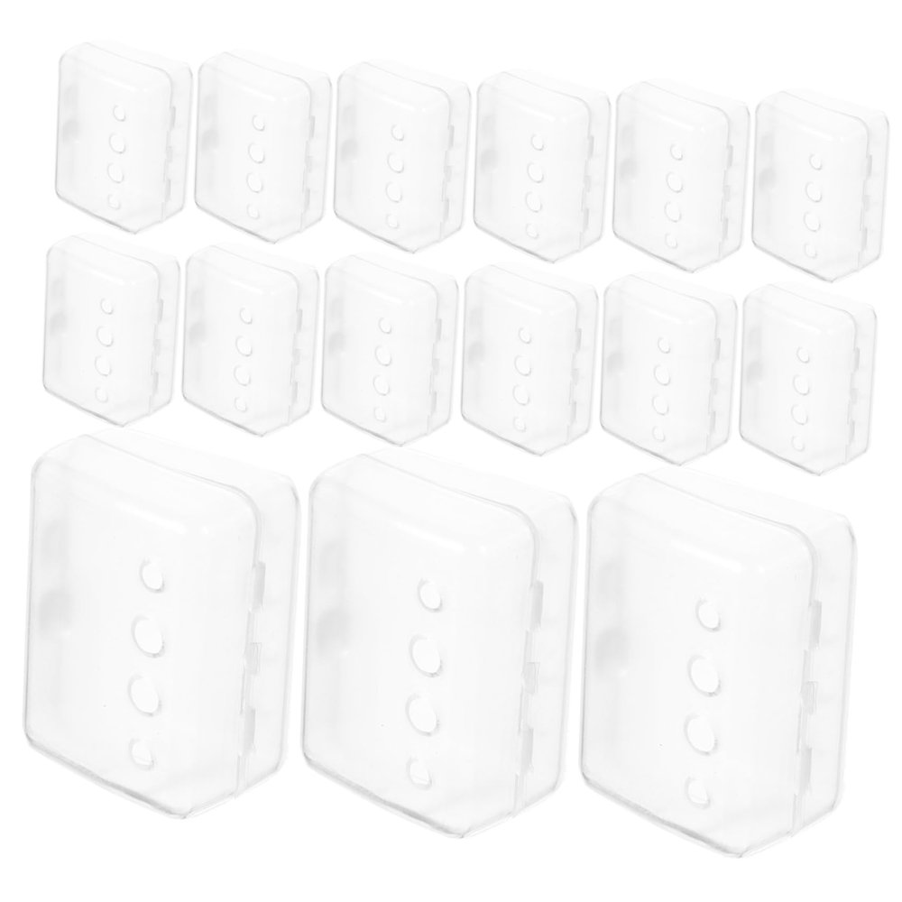 Hoement 20-Piece Toothbrush Head Covers Made from Straw-Based Material, Protective Covers for Travel and Home