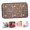 CIYODO Microfiber Pet Feeding Mat, Insulating Sponge, Non-Slip, Thick, for Dogs and Cats view 2