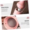KOMBIUDA Ceramic Moxa Stick Holder, Portable Moxa Box with Thickened Walls for Warm Moxibustion and Face and Body Massage view 4