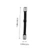 Adjustable Black Dacron Mask Extender Straps, 10-Pack view 3