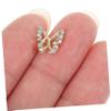 HAPINARY 40-Piece Butterfly Nail Charms with Rhinestones view 2