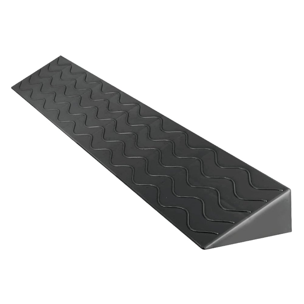 ZTZBFGM Black Plastic Threshold Ramp, 100 x 7 x 1 cm
