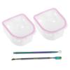 Healeved 3-Piece Manicure Nail Care Hand Soaking Bowls view 3