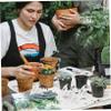 iplusmile 20-Piece Conical Plant Pot Mesh Pads for Bonsai and Flower Pots view 2