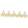 SHERCHPRY 500-Piece Copper Metal Shoelace Tips for Shoe Repair and DIY Projects view 1