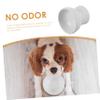 WOONEKY Ceramic Pet Food Holder, 250 ml, Dog Water Bowl and Treat Bowl, Elegant Design, Smooth Surface, Easy to Clean view 3