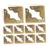 Retro Iron Corner Protectors, 25 mm, 100 Pieces, Yellow view 1