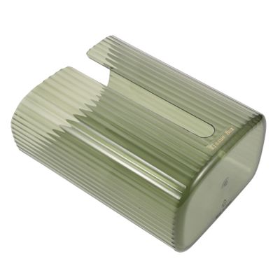 STOBAZA Wall-Mounted Storage Boxes for Wet Wipes and Tissues, PET, Green, 2-Pack