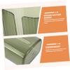 STOBAZA Wall-Mounted Storage Boxes for Wet Wipes and Tissues, PET, Green, 2-Pack view 3