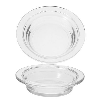 2 Glass Wax Warmer Dishes for Aromatherapy Lamps