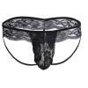 Bauzuoyo Men's Sheer Lace Wetlook Mesh G-String Brief view 1