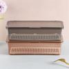 Inkoby Drawer Organizer, Transparent Storage Organizer for Vanity, Makeup Holder with Lid for Bathroom Storage A view 2