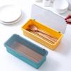 Inkoby Drawer Organizer, Transparent Storage Organizer for Vanity, Makeup Holder with Lid for Bathroom Storage A view 3