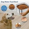 Pluuttiem 3-Liter Stainless Steel Dog Water Bowl, 101 oz, Spill-Resistant, Slow Water Flow, Green view 4