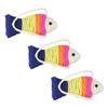 CIYODO Cat Scratching Toy - 3 Fish-Shaped Sisal Protectors view 1