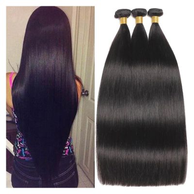 12A Peruvian Straight Human Hair Bundles, Natural Color, 18/18/18/18