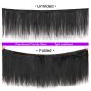 12A Peruvian Straight Human Hair Bundles, Natural Color, 18/18/18/18 view 4
