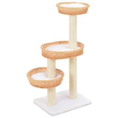 qohoio Sisal Cat Tree with Natural Willow Wood – 170727