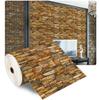 3D Foam Brick Wall Panels, Self-Adhesive, Waterproof, 2.70 cm x 5 m view 1