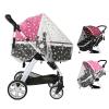 YIGZYCN Protective Stroller Insect Net, Elegant Embroidered Cover view 2