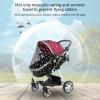 YIGZYCN Protective Stroller Insect Net, Elegant Embroidered Cover view 4