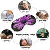 Soft Sleep Mask with Adjustable Strap, Purple Daisy, for Men and Women view 4