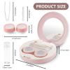 2-Pack Travel Contact Lens Case Set with Mirror and Accessories view 2