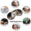 Soft Comfortable Sleep Mask with Adjustable Strap, White Cat and Dollar Print, for Men and Women view 4