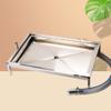 Fully Automatic Flush Stainless Steel Dog Toilet for Direct Drainage view 3