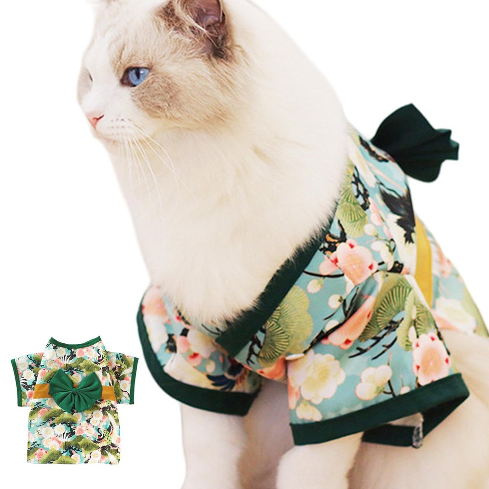 Cat Kimono, Japanese Kimono-Style Costume