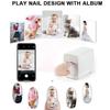 LZDOYY 3D Smart Nail Printer, 2400 dpi, AI Nail Recognition, Wi-Fi/DIY/USB, Orange view 4