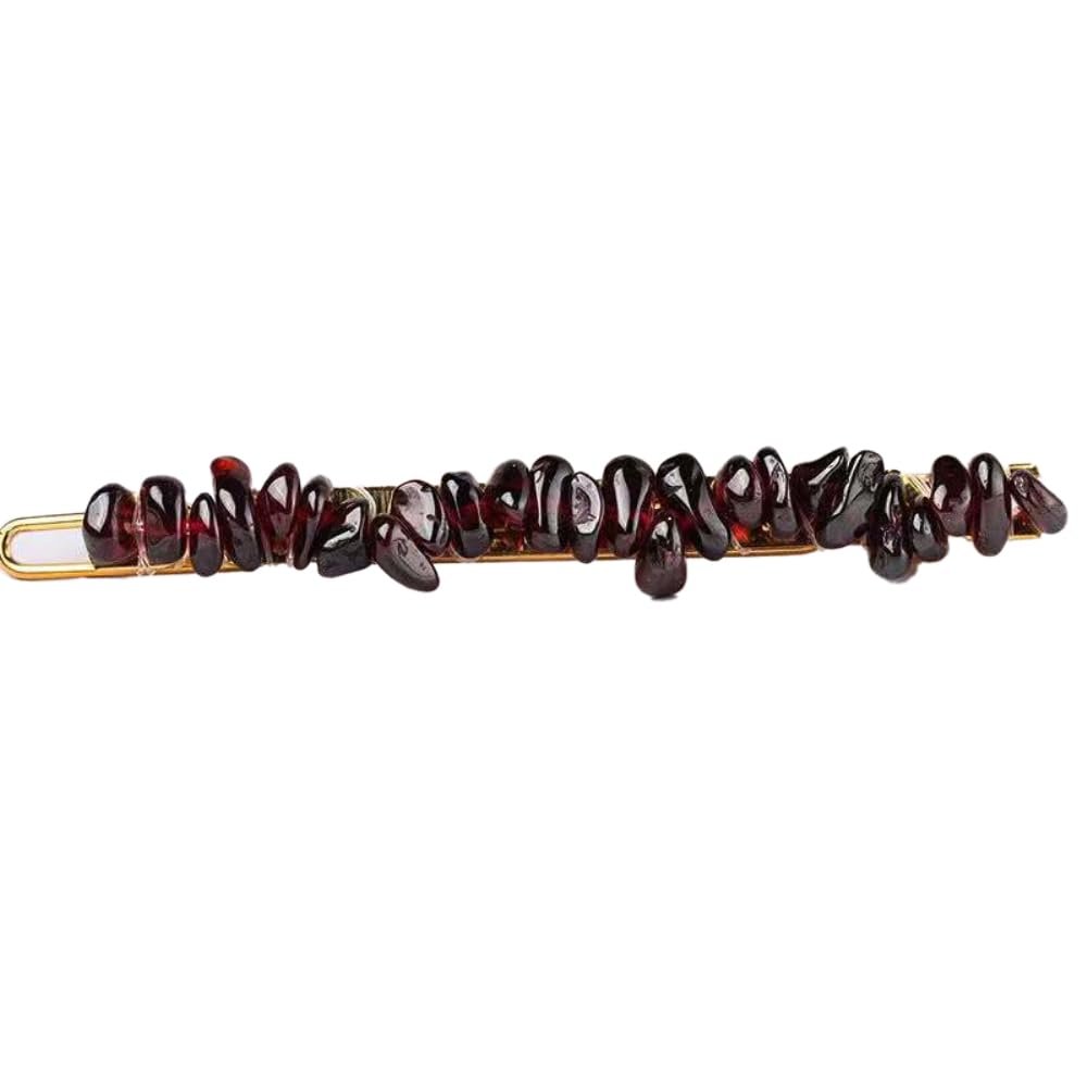 Anevous 4-Piece Crystal Hairpins for Women, Pomegranate