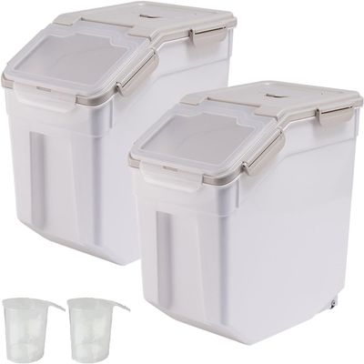 AnRui Airtight Dog Food Storage Container, Large, 13.6 kg, with Lid