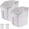 AnRui Airtight Dog Food Storage Container, Large, 13.6 kg, with Lid view 1