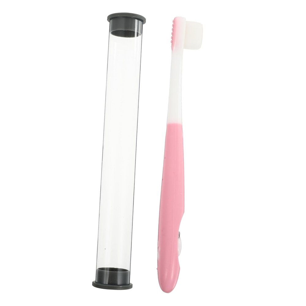 ORFOFE Girls' Panda Toothbrush with Soft Bristles and Non-Slip Handle