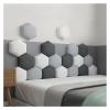 QINGYAN Hexagonal Self-Adhesive Wall Padding, Peel-and-Stick Headboard Panels, B, L-180 cm view 1