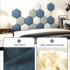 QINGYAN Hexagonal Self-Adhesive Wall Padding, Peel-and-Stick Headboard Panels, B, L-180 cm view 3